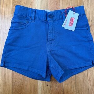 SOLID & STRIPED Vibrant Blue Denim Shorts